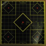 open sights Target from 25 and 50 yards from the open sight Marlin