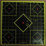 scoped Target from 50 yards from the scoped Marlin